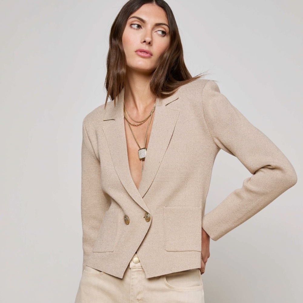 L'Agence Sofia Knit Blazer